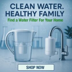 Ensure your family's health with clean water from a water filtration system.